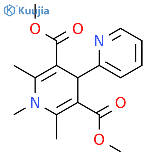 <br>dimethyl 1',2',6'-trimethyl-1',4'-dihydro-2,4'-bipyridine-3',5'-dicarboxyla te structure