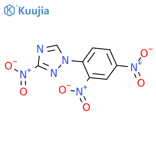 1H-1,2,4-Triazole, 1-(2,4-dinitrophenyl)-3-nitro- structure