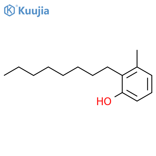 Phenol, methyloctyl-(9CI) structure