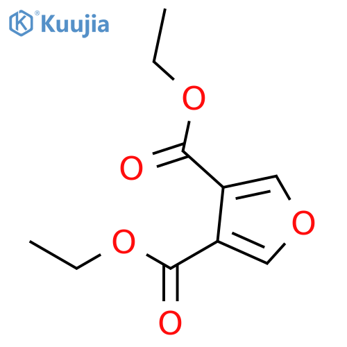 Diethyl 3,4-furandicarboxylate structure