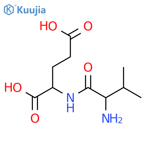 L-Valyl-L-glutamic acid structure