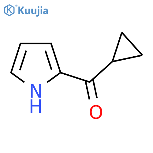 Cyclopropyl(1H-pyrrol-2-yl)methanone structure