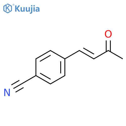 4-(3-oxobut-1-en-1-yl)benzonitrile structure