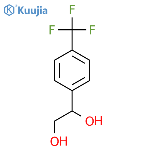 1,2-Ethanediol, 1-[4-(trifluoromethyl)phenyl]-, (1S)- structure