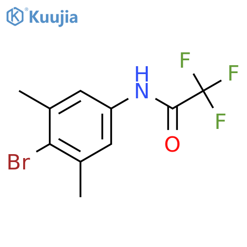 N-(4-bromo-3,5-dimethylphenyl)-2,2,2-trifluoroacetamide structure