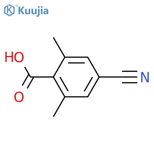 4-Cyano-2,6-dimethylbenzoic acid structure