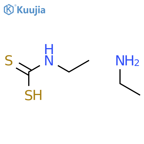 Carbamic acid, ethyldithio-, compd. with ethylamine (1:1) structure