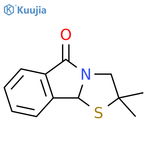 2,2-DIMETHYL-2,3-DIHYDRO[1,3]THIAZOLO[2,3-A]ISOINDOL-5(9BH)-ONE structure