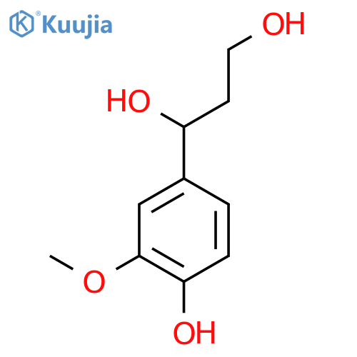 1,3-Propanediol, 1-(4-hydroxy-3-methoxyphenyl)- structure