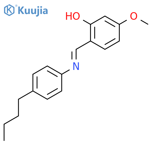 N-(4-Methoxy-2-hydroxybenzylidene)-4-butylaniline structure