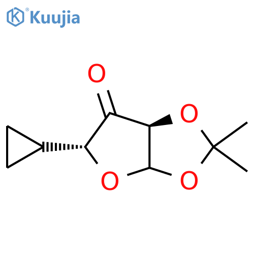 (5R,6As)-5-cyclopropyl-2,2-dimethyl-3a,6a-dihydrofuro[2,3-d][1,3]dioxol-6-one structure