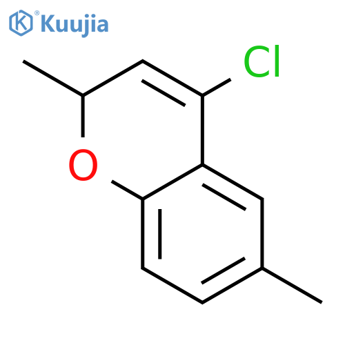2H-1-Benzopyran, 4-chloro-2,6-dimethyl- structure