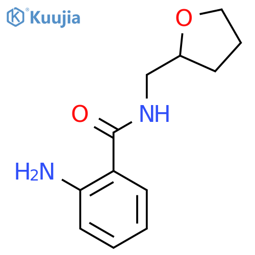 2-amino-N-[(oxolan-2-yl)methyl]benzamide structure