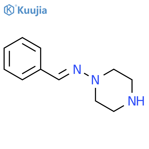 1-Piperazinamine,N-(phenylmethylene)- structure