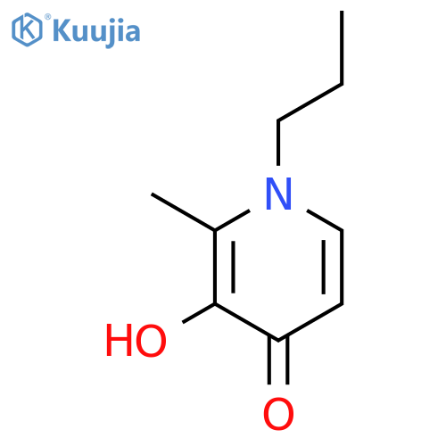 4(1H)-Pyridinone,3-hydroxy-2-methyl-1-propyl- structure