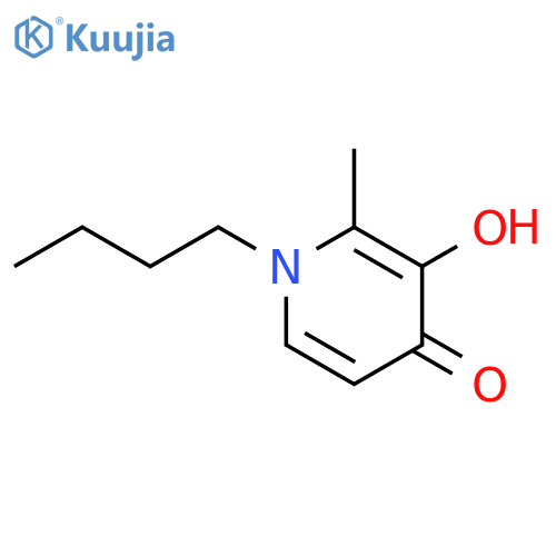 4(1H)-Pyridinone,1-butyl-3-hydroxy-2-methyl- structure