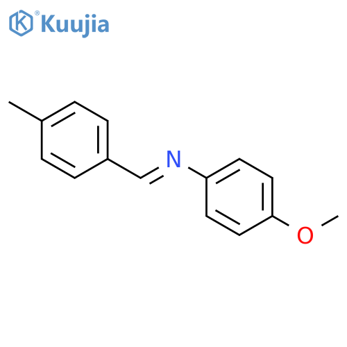 N-(p-Methylbenzylidene)-p-anisidine structure