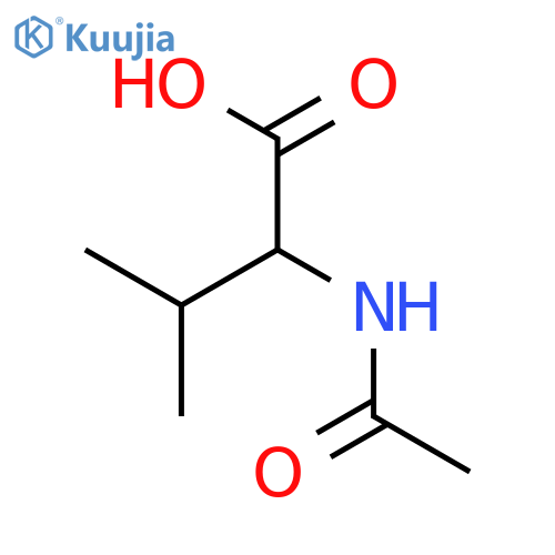 N-Acetyl-DL-Valine structure