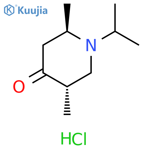 (2{S},5{R})-1-isopropyl-2,5-dimethylpiperidin-4-one structure