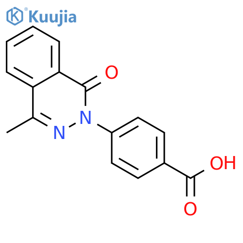 4-(4-Methyl-1-oxophthalazin-2(1H)-yl)benzoic acid structure