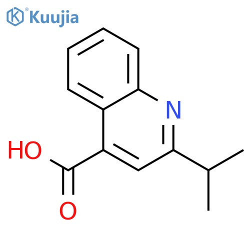 2-isopropylquinoline-4-carboxylic Acid structure