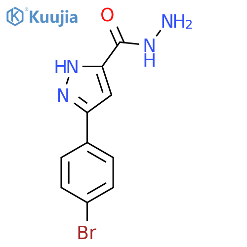 3-(4-Bromophenyl)-1H-pyrazole-5-carbohydrazide structure