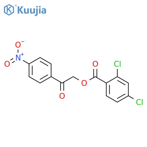 2-(4-nitrophenyl)-2-oxoethyl 2,4-dichlorobenzoate structure