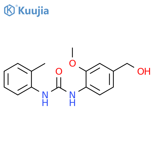 Urea, N-[4-(hydroxymethyl)-2-methoxyphenyl]-N'-(2-methylphenyl)- structure