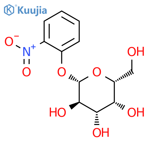 2-Nitrophenyl-beta-D-galactopyranoside structure