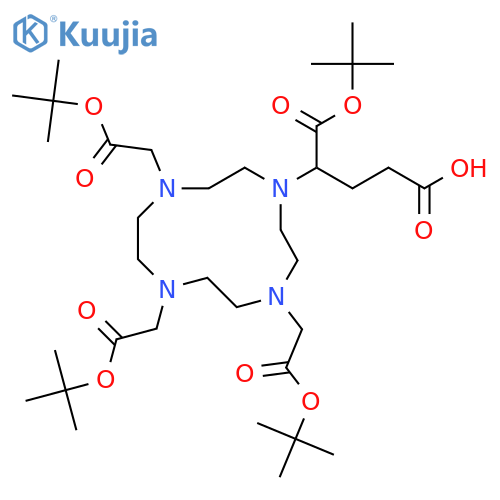 5-(tert-Butoxy)-5-oxo-4-(4,7,10-tris(2-(tert-butoxy)-2-oxoethyl)-1,4,7,10-tetraazacyclododecan-1-yl)pentanoic Acid (>85%) structure