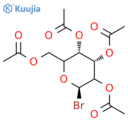 [(2R,3S,4S,5R,6R)-3,4,5-tris(acetyloxy)-6-bromooxan-2-yl]methyl acetate structure