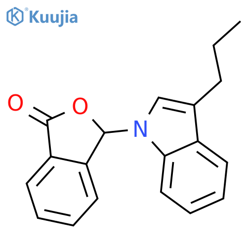 1(3H)-Isobenzofuranone,3-(3-propyl-1H-indol-1-yl)- structure