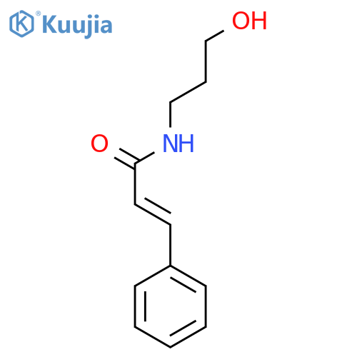 2-Propenamide,N-(3-hydroxypropyl)-3-phenyl- structure