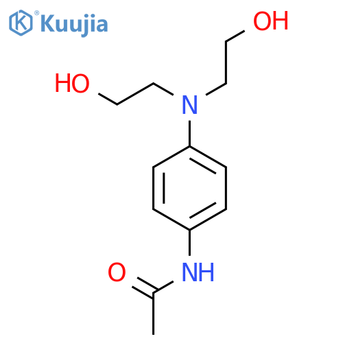 Acetamide,N-[4-[bis(2-hydroxyethyl)amino]phenyl]- structure