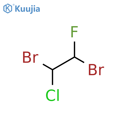 Ethane, 1,2-dibromo-1-chloro-2-fluoro- structure
