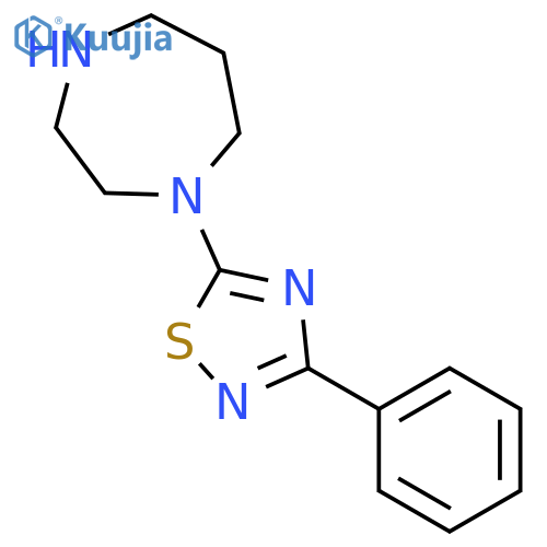 1-(3-Phenyl-1,2,4-thiadiazol-5-yl)-1,4-diazepane structure