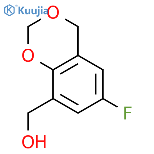 (6-Fluoro-4H-1,3-benzodioxin-8-yl)methanol structure