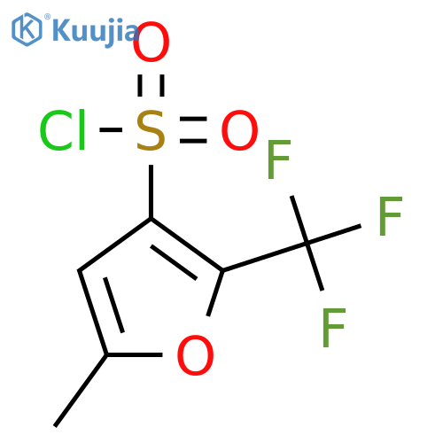 5-Methyl-2-(trifluoromethyl)-3-furansulfonyl chloridee structure