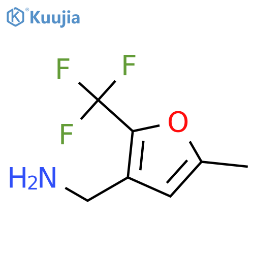 5-Methyl-2-(trifluoromethyl)-3-furylmethylamine structure