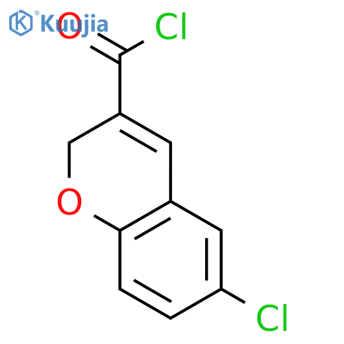 6-Chloro-2H-chromene-3carbonyl Chloride structure