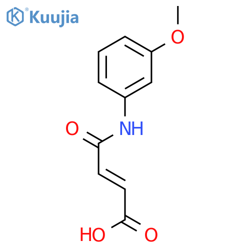 (2E)-4-(3-methoxyphenyl)amino-4-oxobut-2-enoic Acid structure