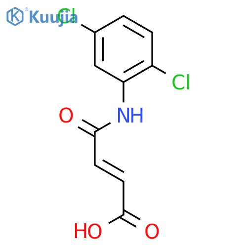 2-Butenoic acid,4-[(2,5-dichlorophenyl)amino]-4-oxo- structure
