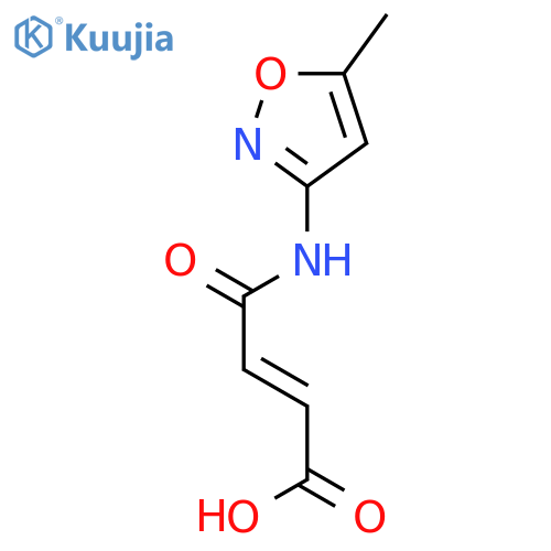 2-Butenoic acid,4-[(5-methyl-3-isoxazolyl)amino]-4-oxo- structure