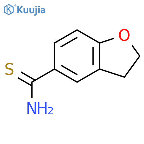 2,3-Dihydrobenzobfuran-5-carbothioamide structure