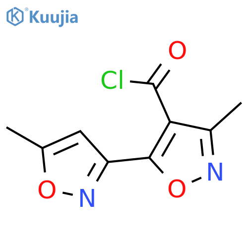 3-Methyl-5-(5-methylisoxazol-3-yl)Isoxazol-4-carbonylchloride structure