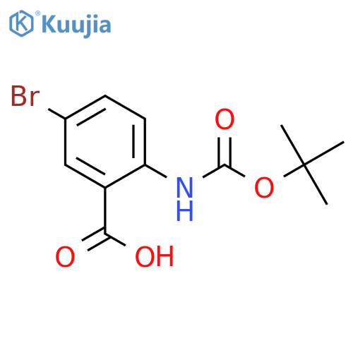 N-Boc-5-Bromoanthranilic acid structure