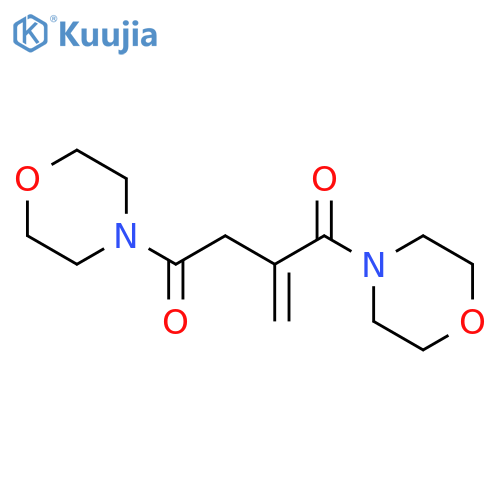 Morpholine,4,4'-(2-methylene-1,4-dioxo-1,4-butanediyl)bis- (9CI) structure