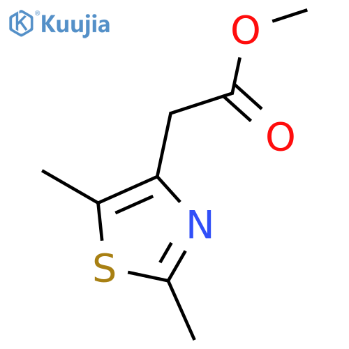 Methyl 2-(2,5-dimethyl-1,3-thiazol-4-yl)acetate structure