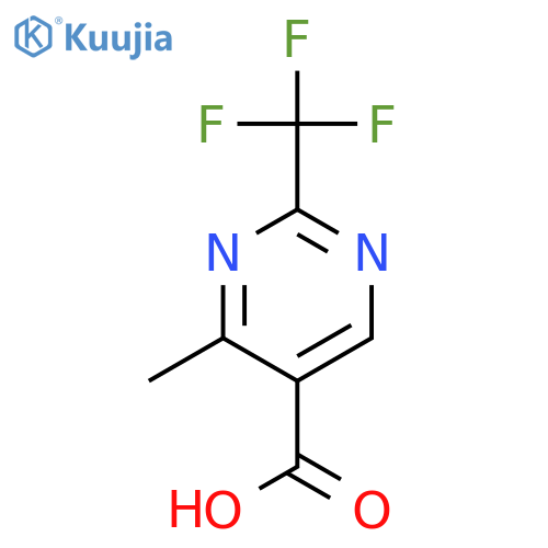 4-Methyl-2-(trifluoromethyl)pyrimidine-5-carboxylic acid structure
