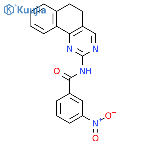 N-(5,6-Dihydrobenzohquinazolin-2-yl)-3-nitrobenzenecarboxamide structure